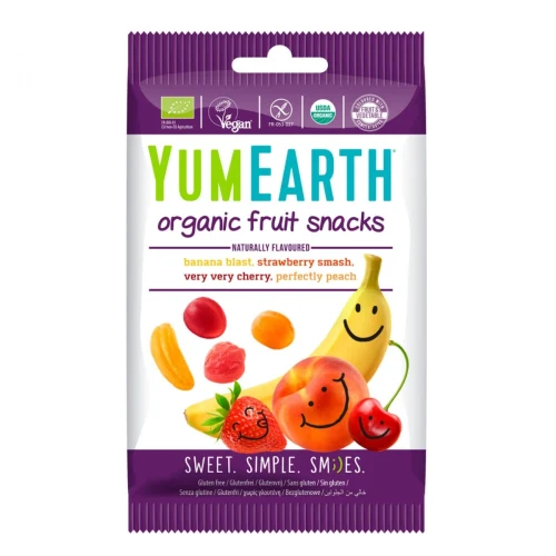 Органические жевательные конфеты YumEarth, Organic Fruit Snacks, 50 гр