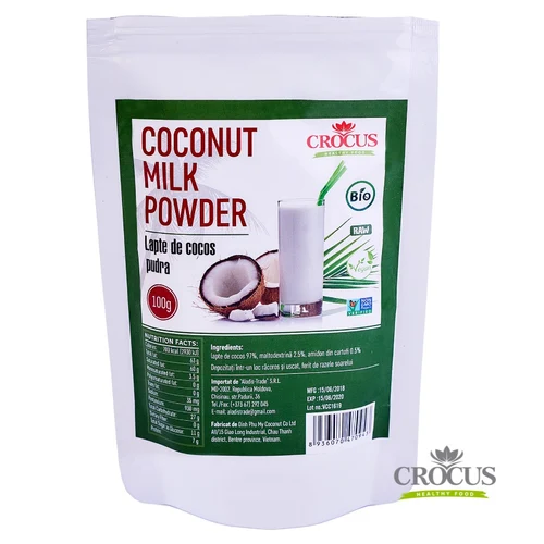 Lapte de cocos pudra 100gr(exp:30/05/2026)