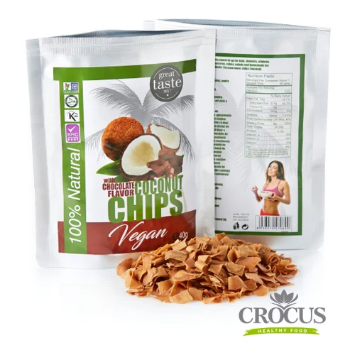 Chipsuri de cocos CHOCOLATE 40 gr