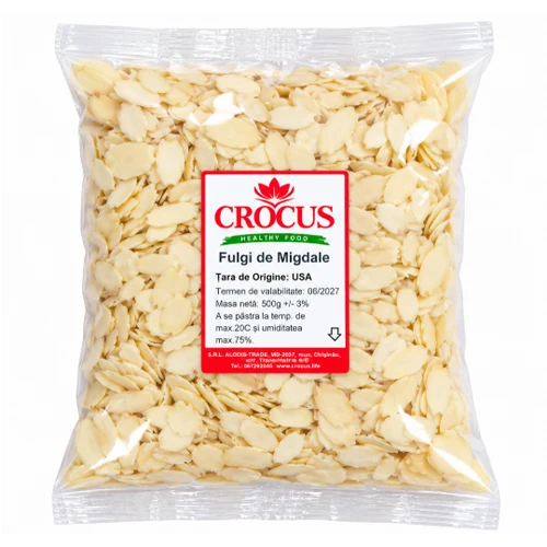 Fulgi de Migdale ambalat 500gr