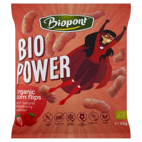 Bastonase organic  Porumb cu Capsuna 55g